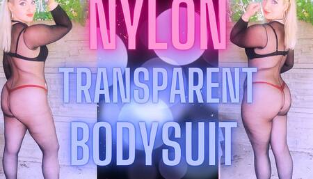 (56) Nylon Transparent Bodysuit