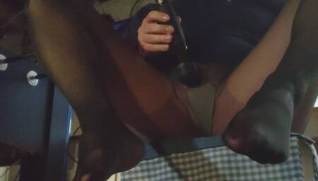 Pantyhose Play