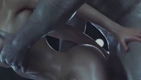 Jill Valentine fucked by a monster in 3d fantasy animation