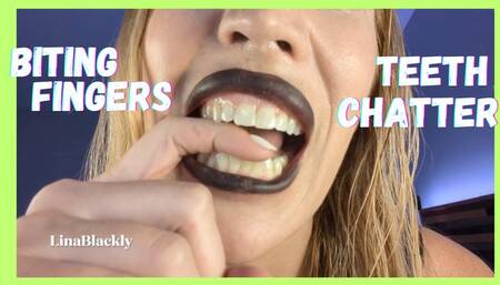 Lina Bites Her Finger, Teasing You with her Teeth