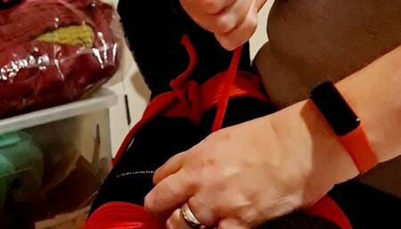 Miss M showing her rope skills