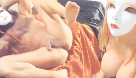 Training his tight ass using the Ass Destroyer Famario from Nothosaur