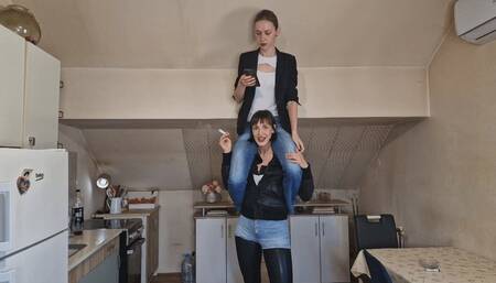 Marlboro Woman Preparing for Photoshoot-wmv