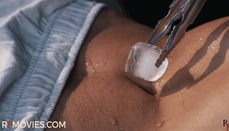 Poor Rebecca’s Tummy – Tickling, Ice, and D’Arsonval play, on Her Belly Button (HD 720p MP4)