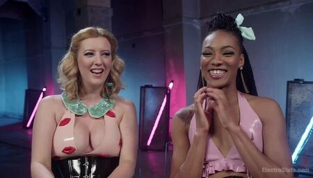 Horny Electrosluts: Hot chicks come hard on electricity!