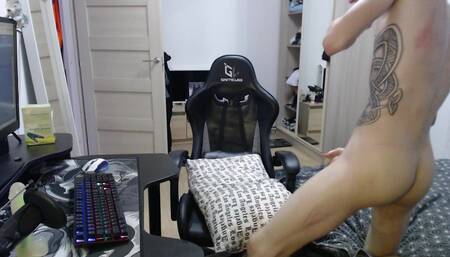 Endo Jerk off with Gag