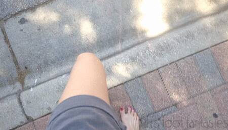 Fifi the MILF driving a group to band practice, barefoot and running late then the car won't start and keeps cranking *new* replay