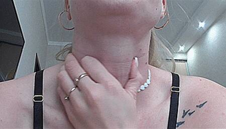 Neck with a big Adam's apple! MP4
