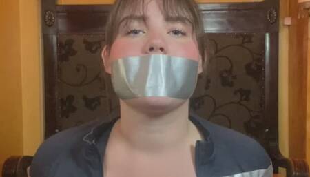 Tied up and flirting