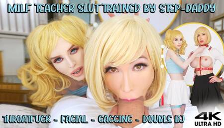 Step-Daddy Gives Teacher Slut Training