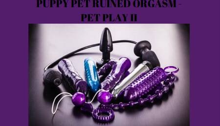 PUPPY PET RUINED ORGASM - PET PLAY II [Puppy] [Pup Play] [Human Pup Fantasy] Mind Melt