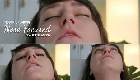 Nostril Flaring - Nose Focused Beautiful Agony Cum