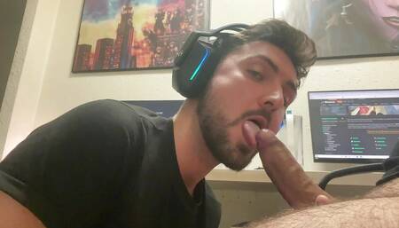 He Suck My Big Dick After Gaming