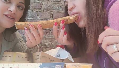 I'm Angry, Look What I Am Going to Eat with My Lustful Friend