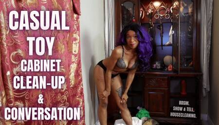 Casual Toy Cabinet CleanUp & Cnversation