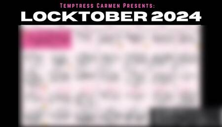 2024 Locktober Task Calendar