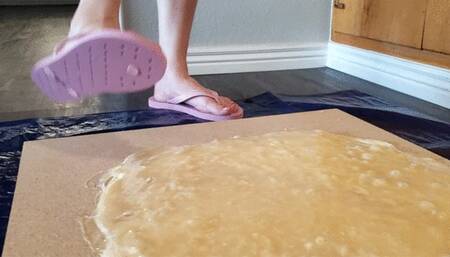 Karina's Shower Flip Flop Stuck