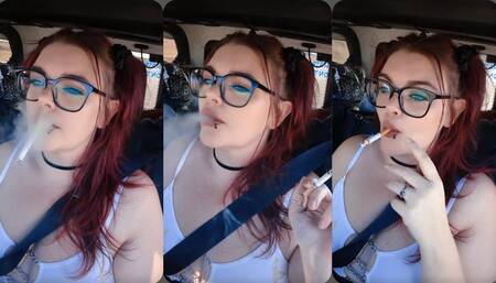 Chain smoking while driving