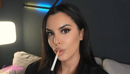 Covered in my smoke! ~ Sweet Maria