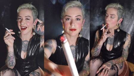 Smoking Lace Humiliates You For Vaping and Makes You Smoke Her Cigarettes