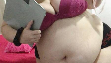 My second weight-in! And body measurements + a cake to celebrate my pig body