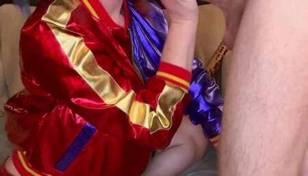 Harley Quinn gets her Pussy fucked and sucks Fat Cock Pt 1