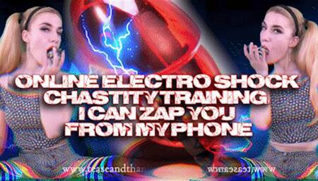 Online Electro Shock Chastity Training, I Can Zap You From My Phone