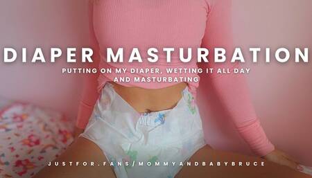 Wet Diaper Masturbation