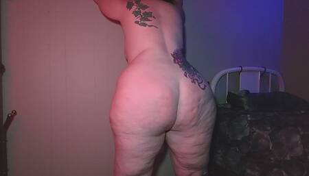 Flogging that fat ass