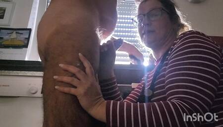 Ueberraschungs Blowjob