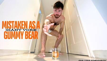 Mistaken for a gummy bear giant vore