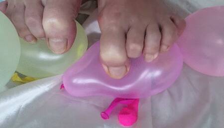 Balloon Popping Toenails (mkv)