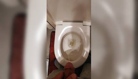 Me Pissing in Toilet