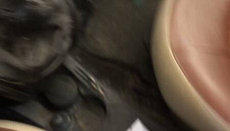 compilation driving my car - honking - pedal pumping plus handbrake masturbation with me