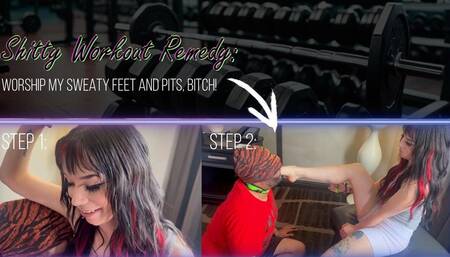 S***** Workout Remedy: Worship My Sweaty Feet and Pits, Bitch! 4k