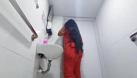 Amateur Camera in Hospital Bathroom Records Patients and Nurses Pissing