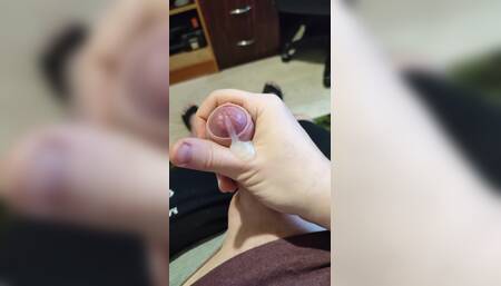 A Boring Day Turns Wild as I Stroke and Cum Hard
