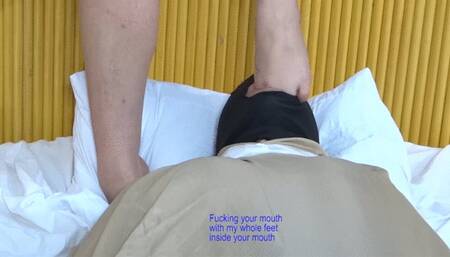 I LOV FUCK YOUR MOUTH WITH MY FEET