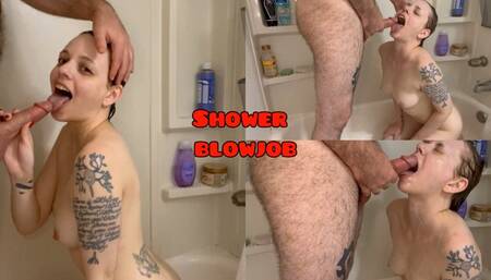 Shower Blowjob