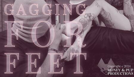 More Gagging on Mistress' Dirty Feet