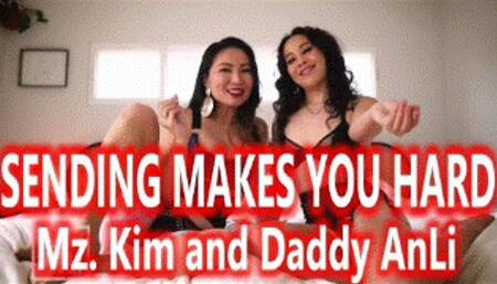 Sending Makes You Hard Mz Kim And AnLi - Double Domination Financial Domination Asian Goddess Findom POV Femdom Humiliation