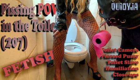 Pissing POV in the Toilet