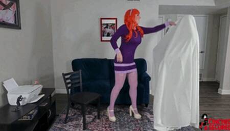 Daphne is Magically Bound and Gagged By Ghosts! (MP4 format)
