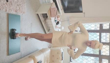 Back by popular demand GIANTESS Charn crushes a Pontiac Trans-am in Flipflops full body view