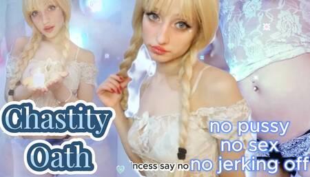 CHASTITY OATH - Goodbye sex life - locktober has started