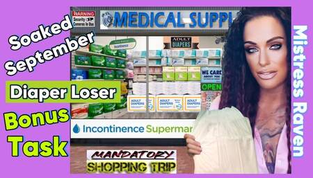 SOAKED SEPTEMBER DIAPER LOSER BONUS TASK