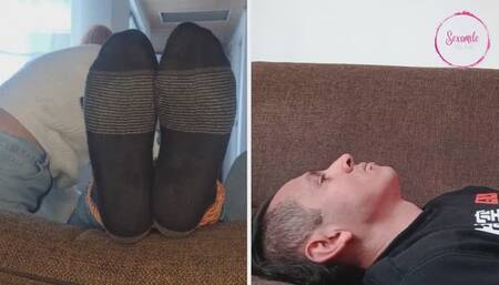 Tickling My Roommate's Feet