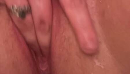 Making myself cum in the shower