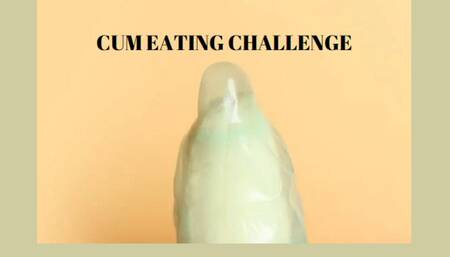 CUM EATING CHALLENGE, CEI - Stepmom Helps You eat Cum Comfortably like A Pro, ABDL Mind Fuck