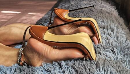 Milah Arches Wrinkled Soles heaven 5 Wonderheel Fetish Sandals